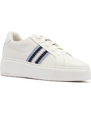Frankie Riley Platform Sneaker - White