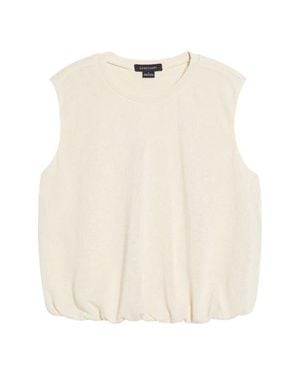 Sanctuary Quinn Bubble Sleeveless Top - Natural