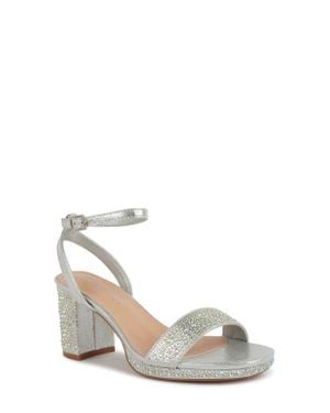 Touch Ups Topaz Ankle Strap Sandal - White