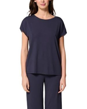 Simone Perele Aurore Lace Trim Pajama T-Shirt - Blue