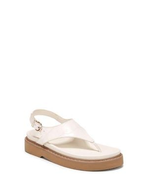27 EDIT Naturalizer Laurel Slingback Platform Sandal - White