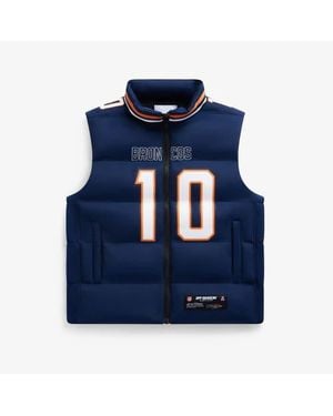 OFF SEASON Bo Nix Denver Broncos Player Puffer Vest - Blue