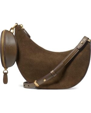 Kate Spade Hug Suede Crossbody Bag - Brown