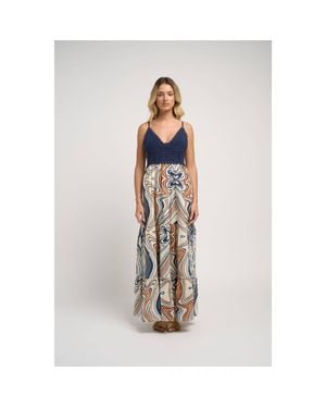 Guadalupe Seneiya Crochet Dress - White
