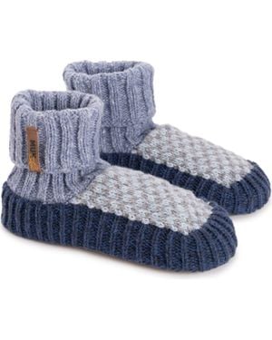 Muk Luks Slipper Socks - Blue