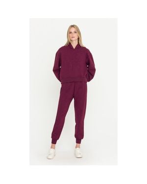 Generation Love Ruel Compact Crystal Sweatpants - Purple