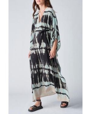 ocean + main Cupro Caftan - Multicolor