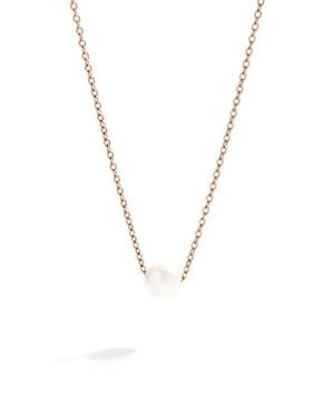 Mint & Lily Floating Pearl Necklace - Multicolor