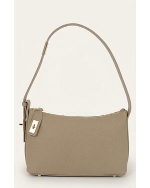 Modenaire Leather Shoulder Bag - Natural