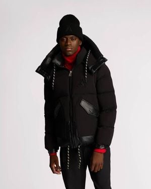 Alpenhaus Megeve 2-In-1 Relaxed Fit Puffer - Black
