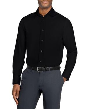 W.r.k. Slim Fit Solid Reworked Dress Shirt - Black