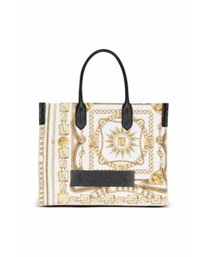 Balmain B-Army Medium Tote Bag - Natural