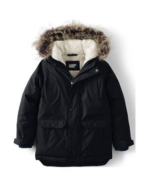 Lands' End Kids Expedition Waterproof Winter Down Parka - Black
