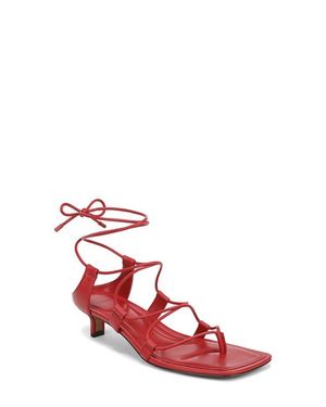 Vince Paulette Ankle Wrap Sandal - Red