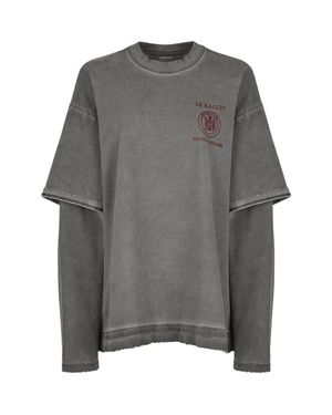THE BALLET Tb Cozy Tee - Gray