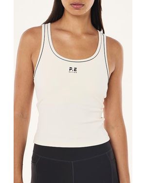 P.E Nation Nexus Rib Tank - White