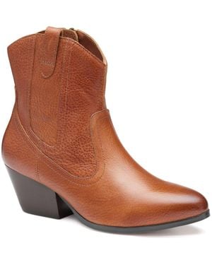 Johnston & Murphy Tristen Waterproof Western Boot - Brown