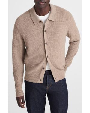 Madewell Merino Wool Collared Cardigan - Blue