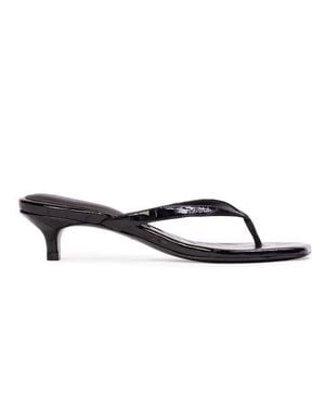 Black Suede Studio Kendal 35 Croc Sandal - Multicolor