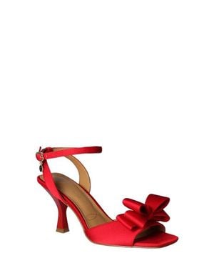 J. Reneé Nishia Ankle Strap Sandal - Red