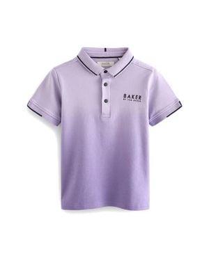 Ted Baker Kids' Ombré Cotton Polo - Purple