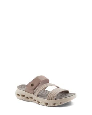 Flexus by Spring Step Galvanesa Platform Wedge Slide Sandal - Purple