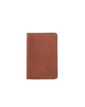 Korchmar Earhart Leather Passport Case - White