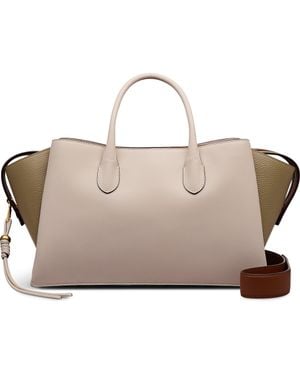 Radley The Romilly Large Ziptop Satchel Bag - Natural