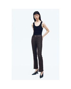 H&M Flared High Ankle Jeans - Brown