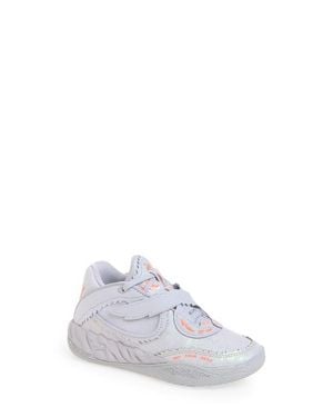PUMA Kids' Mb.05 Metallic Sneaker - White