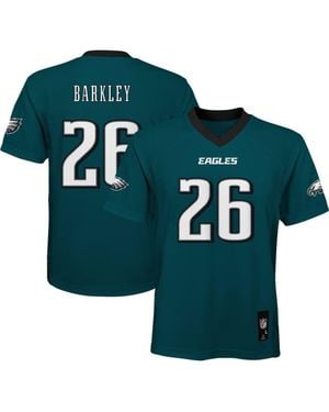 Outerstuff Youth Saquon Barkley Midnight Philadelphia Eagles Replica Player Jersey - Green