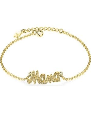 Melanie Marie Mama Pendant Bracelet - Metallic