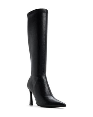 ALDO Jullieta Pointed Toe Knee High Boot - Black