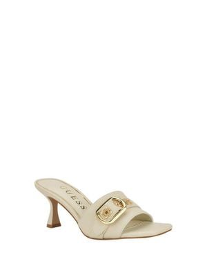 Guess Dittara Slide Sandal - Metallic