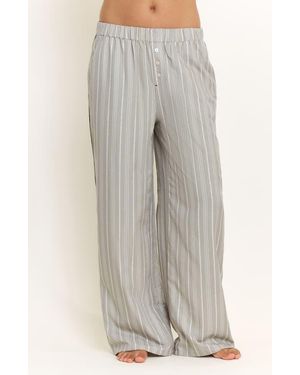 Honeydew Intimates Nap Era Striped Pajama Pants - Gray