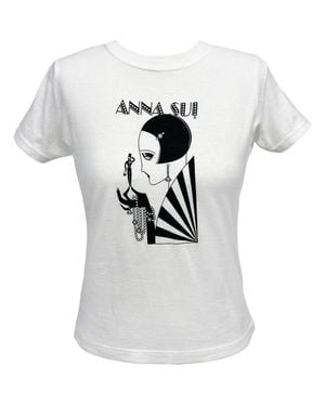 Anna Sui Mad Cap Heiress Baby T-Shirt - White