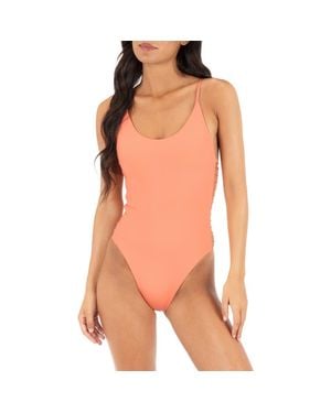 Hurley Strappy One-Piece Swimsuit - Orange