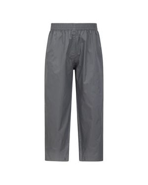 Mountain Warehouse Childrens/Kids Pakka Ii Waterproof Over Pants - Gray