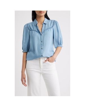 Beach Lunch Lounge Indira Denim Shirt - Blue
