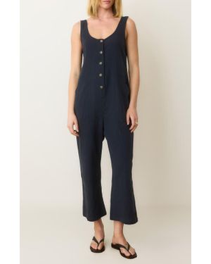 Marine Layer Sydney Hemp Blend Jumspuit - Blue