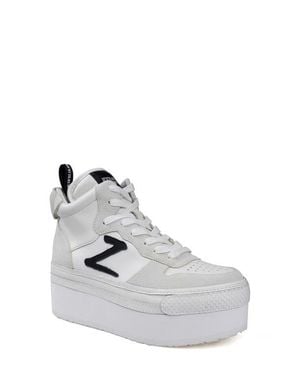 Zigi Bruce Platform Sneaker - White