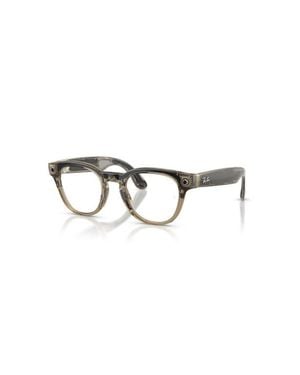 Ray-Ban 49Mm Phantos Optical Glasses - Natural