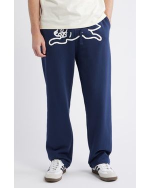 ICECREAM Running Dog Drawstring Sweatpants - Blue