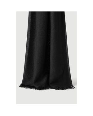 Brunello Cucinelli Cashmere And Silk Scarf - Black