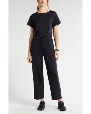 Zella Ultra Soft Scuba Ankle Jumpsuit - Blue