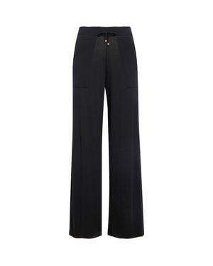 Eleventy Merino Wool Sweater Pants - Blue