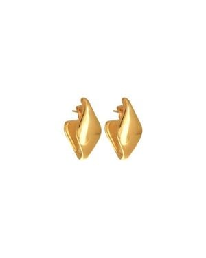 CXC Mini Sunflower Earrings - Metallic