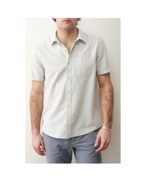 Marine Layer Better-Than-Linen Shirt - Gray