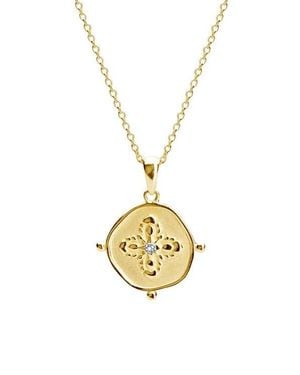 Murkani Sahara Medallion Necklace - Metallic