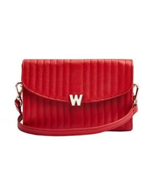 Wolf Mimi Crossbody Bag With Wristlet - Red